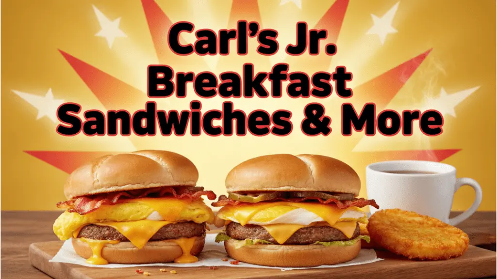 Carl's Jr. Breakfast Sandwiches & More
