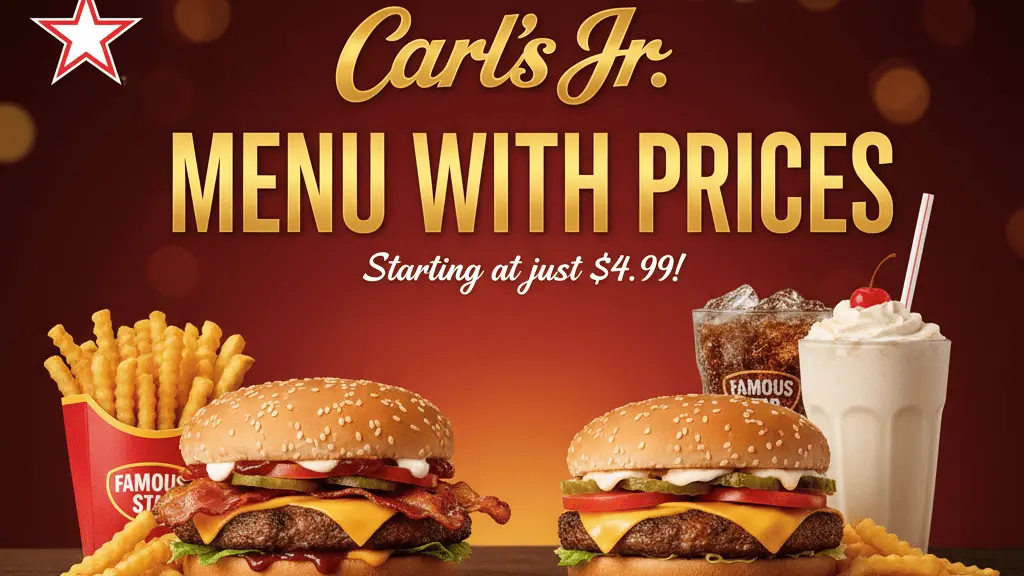 Carl's Jr. Menu With Prices