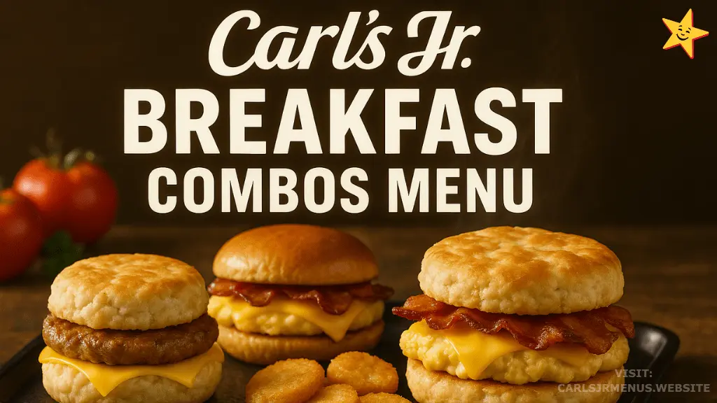 Carl's Jr. Breakfast Combos Menu